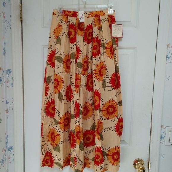 Susan Bristol Dresses & Skirts - NWT Vintage Susan Bristol Sunflower Maxi Skirt